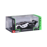 18-41167 - Bburago - 1:32 - Race  - Lamborghini Essenza SCV12 - #12 Bianca/Nera
